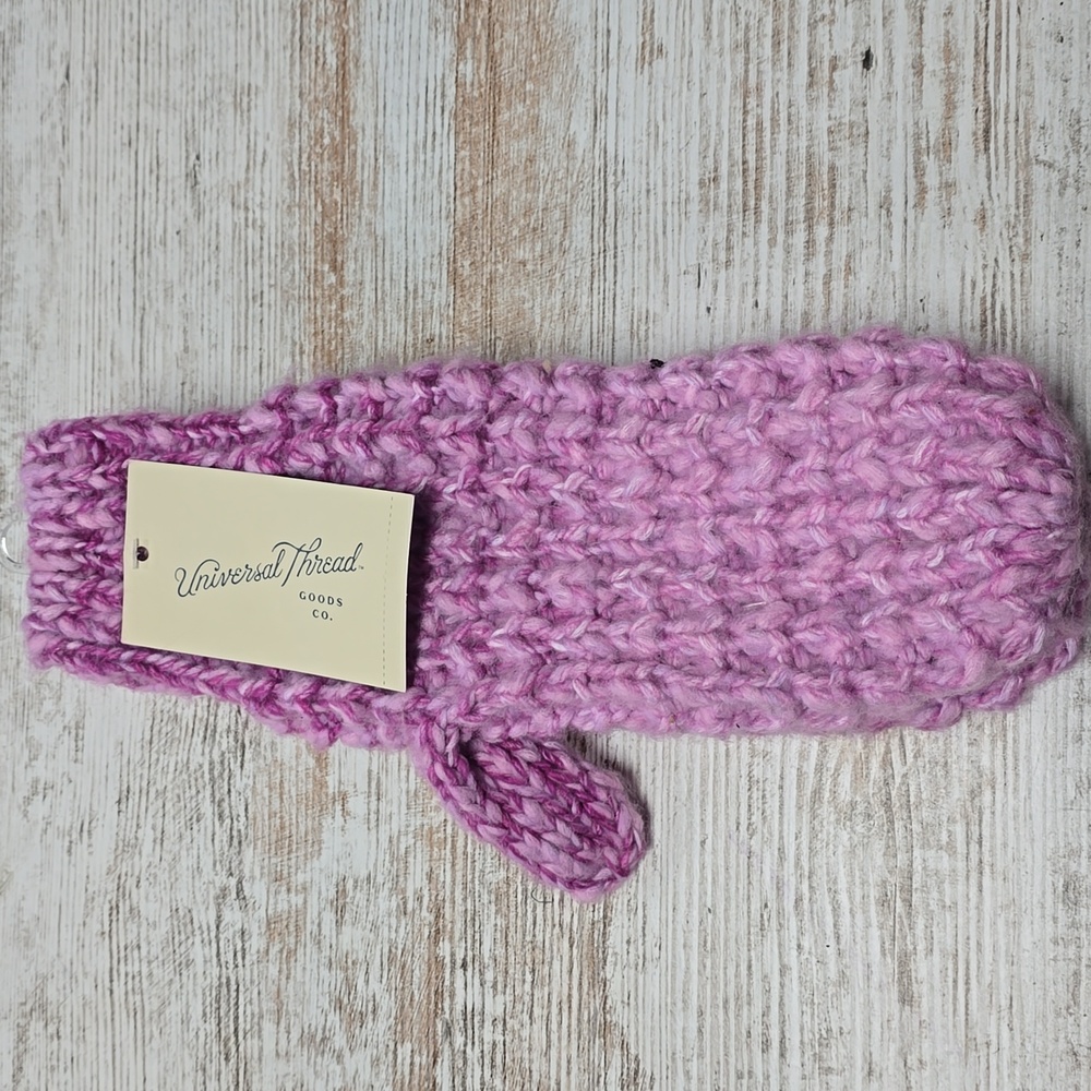 Universal Thread | Pink Ombre Mittens | OSFM